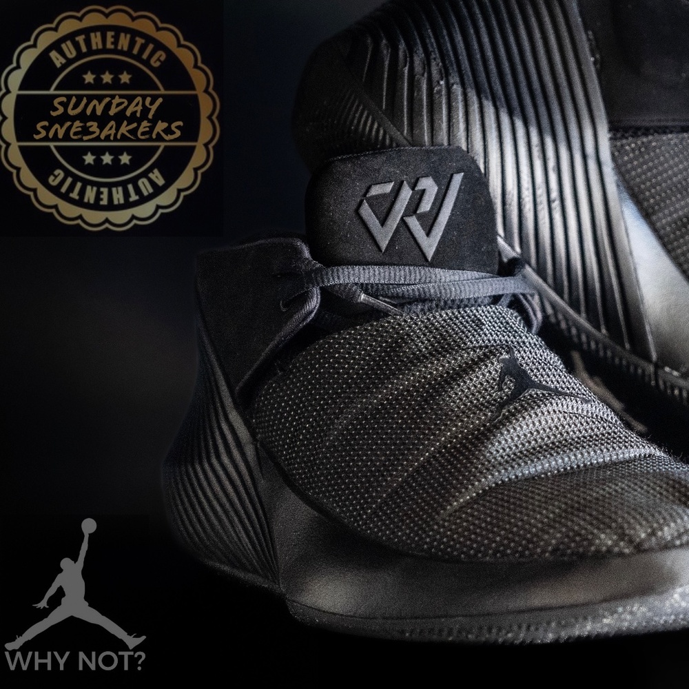 2018 Jordan Why Not Zer0.1 Low 'Black' Size 10 - SKU AR0043 001